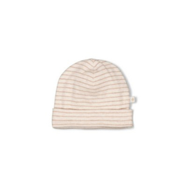 Feetje newborn mutsje rib streep