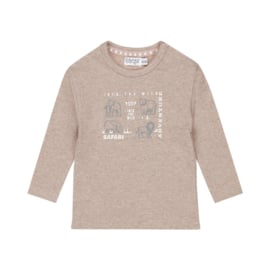 Dirkje shirt dropped shoulder faded brown