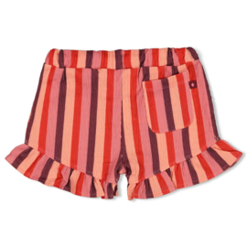 Feetje short streep Salsa Sunset