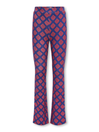 Kids ONLY flared pant kogPAIGE mazarine blue