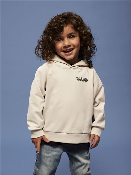 Name It Bentu hooded top pumice stone