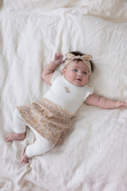 Feetje legging offwhite Flower Field