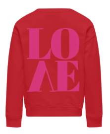 Kids ONLY sweater kogDITTE red