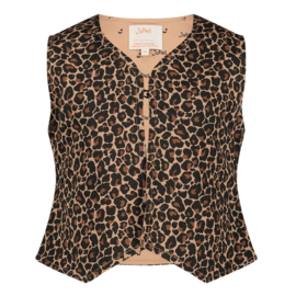Jubel denim gilet aop City Chic