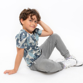 No Way Monday t-shirt offwhite aop