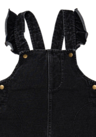 Bess tuinbroek black denim