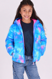 B.nosy Joy jacket with print blue