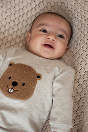 Feetje sweater grijs melange Tiny Timber Tales