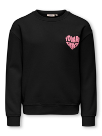 Kids ONLY sweater Ditte Black Fierce