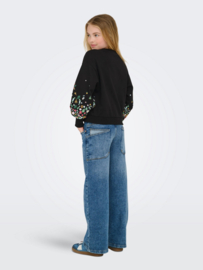 Kids ONLY Brooke sweater flower black