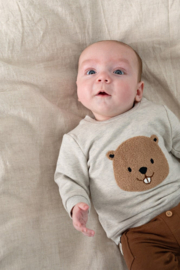 Feetje sweater grijs melange Tiny Timber Tales