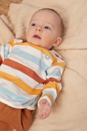 Bess sweater striped amber