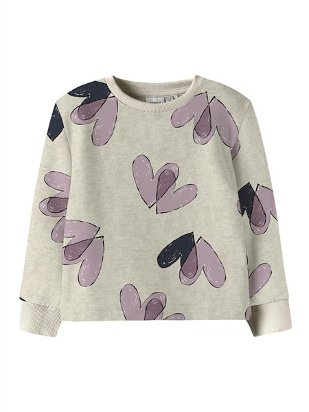 Name It Teart sweater brushed lilac marble