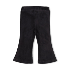 Feetje flared broek rib antraciet City Chic