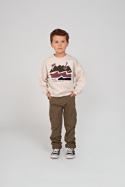 Sturdy sweater oversized offwhite melange Rock the Earth