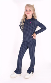 B.nosy girls Priya flared pants smart check