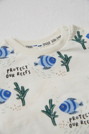 Feetje sweater aop Protect our Reefs