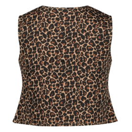 Jubel denim gilet aop City Chic