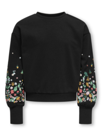 Kids ONLY Brooke sweater flower black