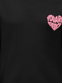 Kids ONLY sweater Ditte Black Fierce