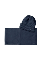 B.nosy set sjaal en muts navy