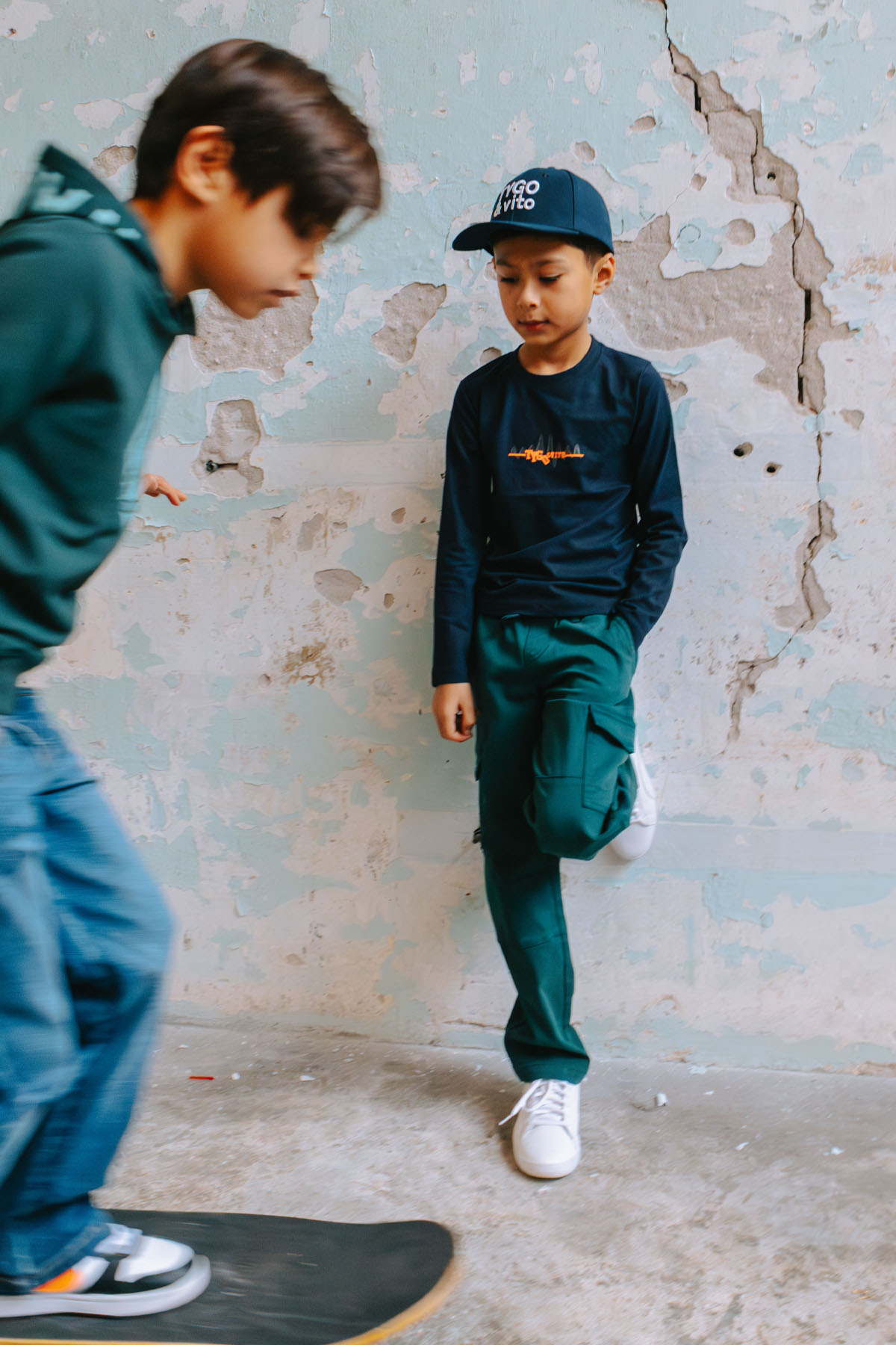 Tygo & Vito longsleeve Mees navy