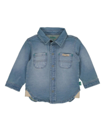 Bess blouse jog denim stone washed
