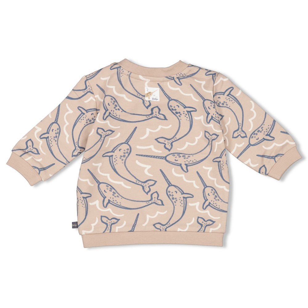 Feetje sweater aop Narwal