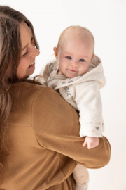 Feetje omkeerbaar jasje aop offwhite melange Sea sweeties