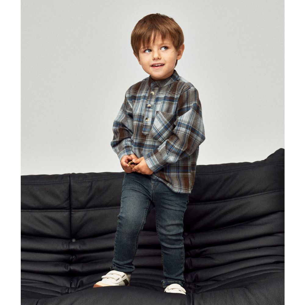 Name It Theo key pant vintage dark blue denim