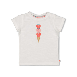 Feetje t-shirt wit Berry Nice