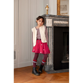 Jubel longsleeve rib streep bordeaux Daily Princess