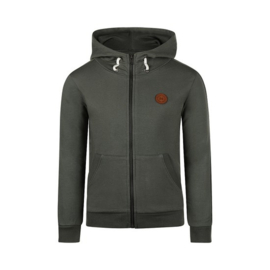 Koko Noko cardigan with hood faded green