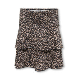 Kids ONLY kogSida Amanda skort black leo