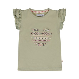 Dirkje t-shirt dusty green