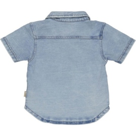 Bess blouse ss jog denim stone washed