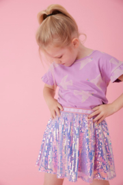 Jubel pailletten rok lila Picknick Perfect