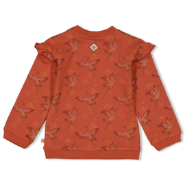 Feetje sweatjurk aop Winter Nomad