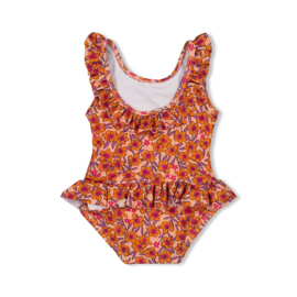 Feetje badpak aop Love Peace Aloha