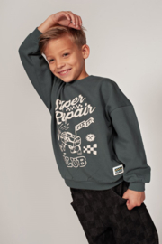 Sturdy sweater oversized petrol Fix it