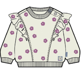 Bess sweater Annabel aop offwhite