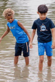 Tygo & Vito boys singlet Daan kobalt blauw
