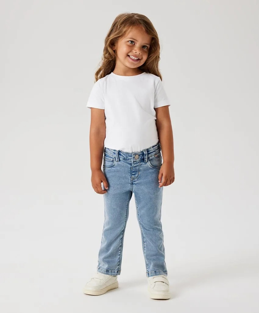 Name It Salli bootcut jeans light blue bleached