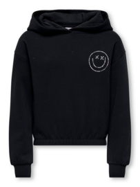 Kids ONLY hoody Cooper Smile Black
