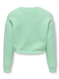 Kids ONLY short sweater kogSUMMER egg green