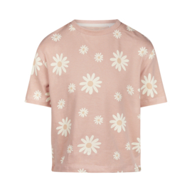 Koko Noko t-shirt loose fit smokey pink