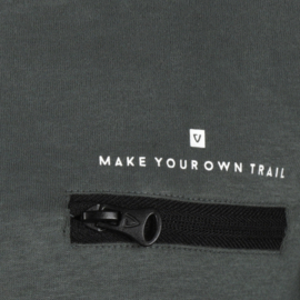 No Way Monday t-shirt ls army green