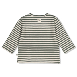 Feetje longsleeve rib met streep Wiggle and Waddle