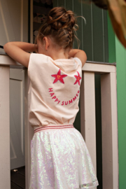 Jubel pailletten rok l.roze Lazy Lagoon