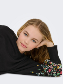 Kids ONLY Brooke sweater flower black